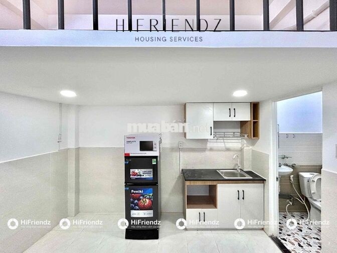 Khai Trương Phòng Duplex Mới 100% Gần ĐH Mở , Vòng Xoay Phú Lâm