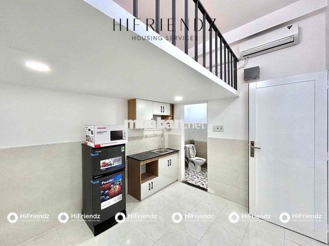 Khai Trương Phòng Duplex Mới 100% Gần ĐH Mở , Vòng Xoay Phú Lâm