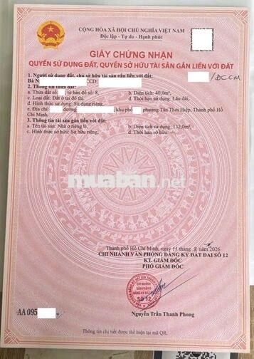 Nhà phố hẻm xe hơi Tân Thới Hiệp quận 12 5 tỉ
