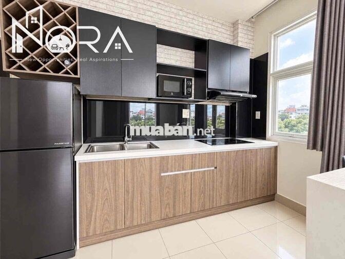 1PN View Bờ Kè Trường Sa Q3 - Ban Công, Tách Bếp, Full NT, Rộng Rãi