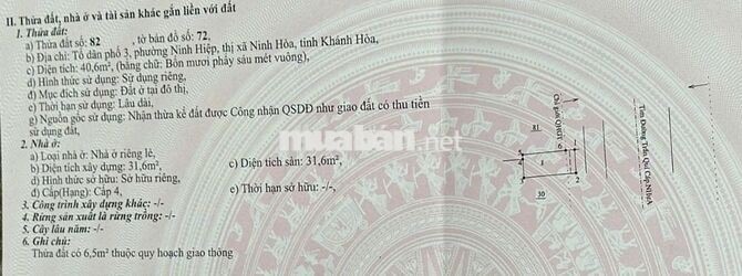 NHÀ MẶT TIỀN ĐẸP NGAY TRUNG TÂM NINH HÒA -VỊ TRÍ KINH DOANH ĐẸP