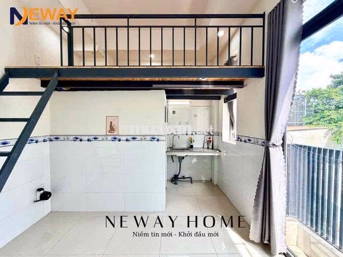 DUPLEX GÁC CAO L, BAN CÔNG LỚN SẴN MÁY LẠNH, NGAY ĐH CÔNG THƯƠNG