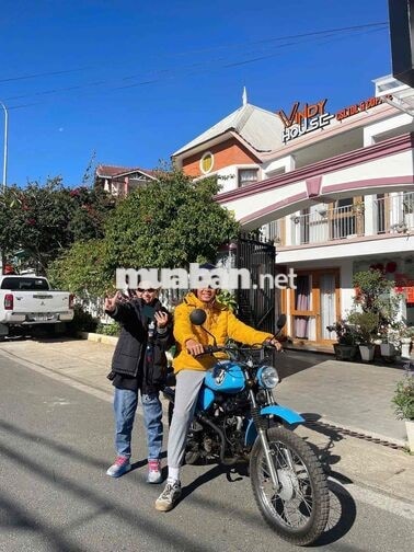 Xe Win Côn tay màu Xanh