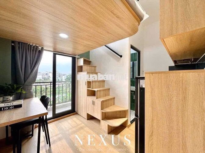 Duplex ban công full đầy đủ nội thất máy giặt riêng