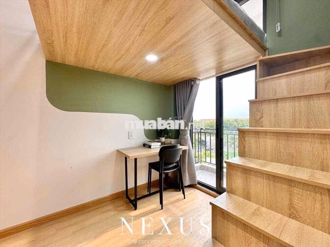 Duplex ban công full đầy đủ nội thất máy giặt riêng
