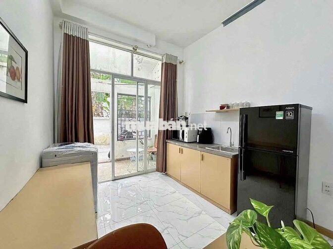 Cho thuê căn 1pn tách bếp máy giặt riêng full nt ở Trần Quang Diệu Q3