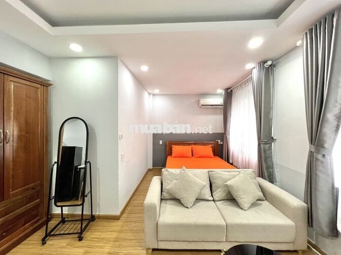 NGAY NGÃ 6 CỘNG HÒA - STUDIO FULL NỘI THẤT, CỬA SỔ ĐÓN NẮNG