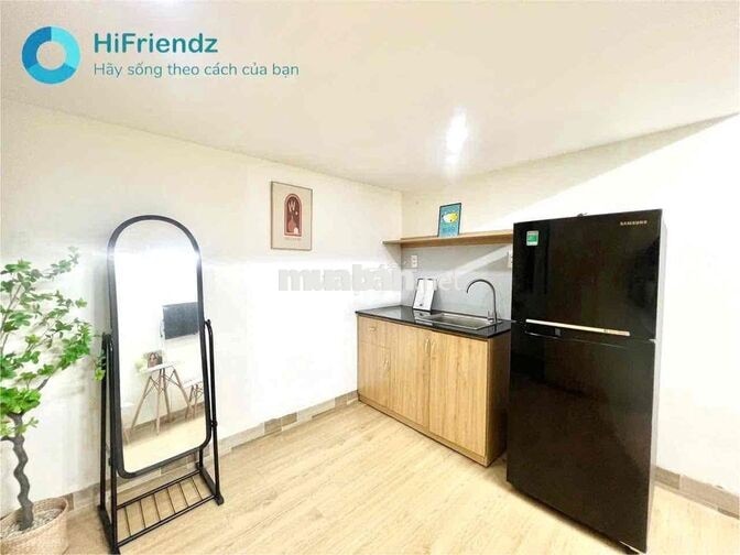 CHỈ TÍNH ĐIỆN NƯỚC, BAN CÔNG FULL NỘI THẤT, GẦN NGÃ TƯ BỐN XÃ,  AEON