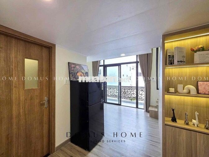 GÁC CAO BAN CÔNG LỚN FULL NỘI THẤT NGUYỄN THÁI SƠN - DƯƠNG QUẢNG HÀM