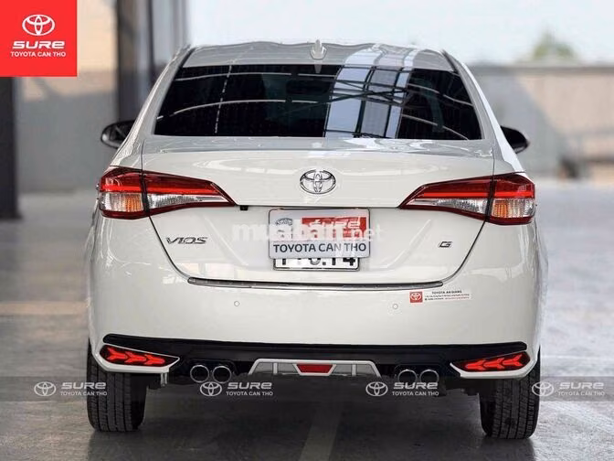 Toyota Vios G 2019 Trắng Tự động - bảo hành Toyota
