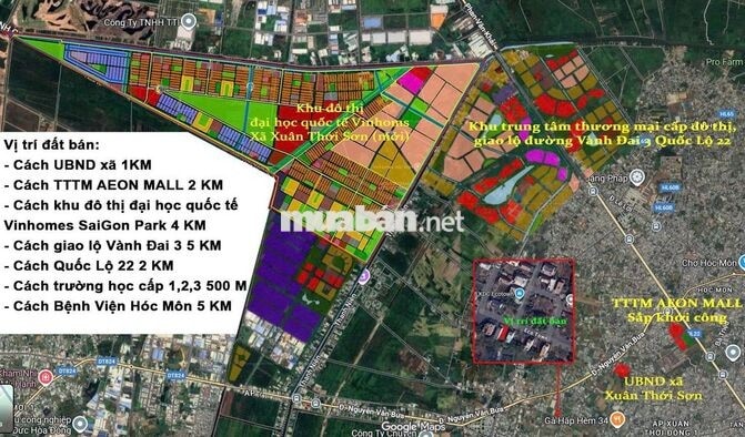 💥 BÁN GẤP LÔ ĐẤT 88.8M² ECO TOWN HÓC MÔN – GIÁ: 2.75 TỶ (THƯƠNG LƯỢNG)