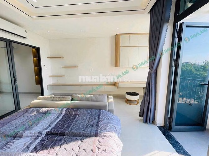 CĂN HỘ 1 PN MỚI KHU HOÀ XUÂN - GIẶT SẤY RIÊNG, DIỆN TÍCH 40m2
