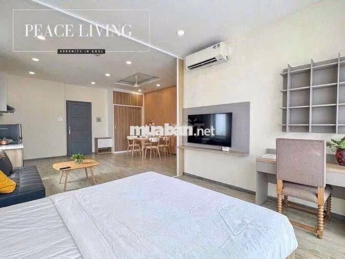 Căn Hộ 1 Phòng Ngủ Full Nội Thất Cao Cấp Ban Công 