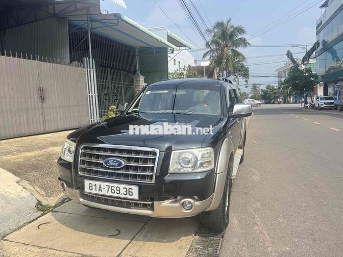 Ford Everest 2008 Số sàn Máy dầu 7 chỗ Đen