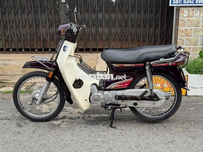Honda Dream Thái 1998 Đỏ mận, Kem