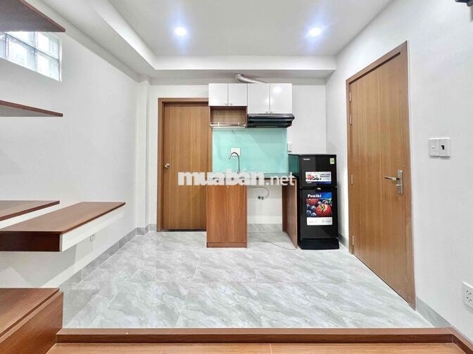 STUDIO FULL NỘI THẤT MỚI 100%, NGAY LOTTE MART GÒ VẤP, CÓ THANG MÁY