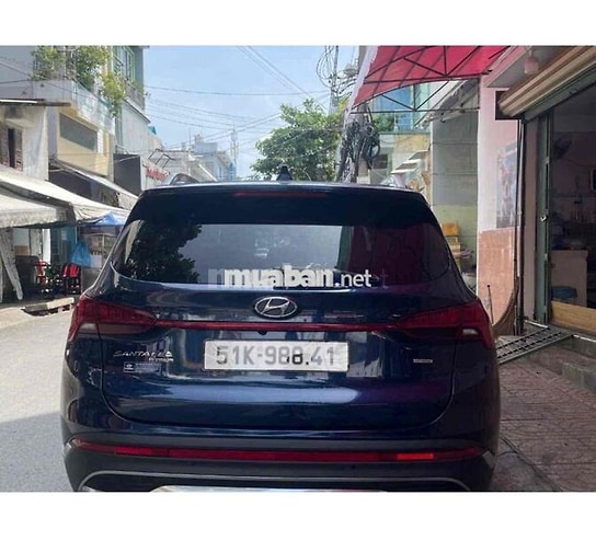 Hyundai Santa Fe 7 chỗ màu Xanh