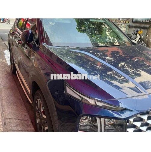 Hyundai Santa Fe 7 chỗ màu Xanh