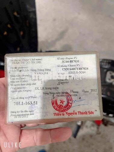 Yamaha Sirius 110cc 2012 Đen-Đỏ