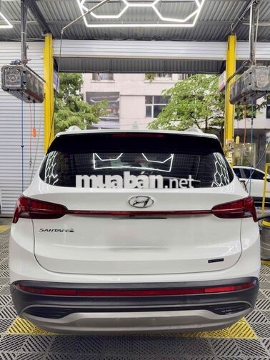 Hyundai SantaFe Xăng Trắng Hà Nội