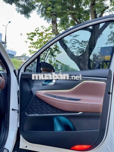 Hyundai SantaFe Xăng Trắng Hà Nội