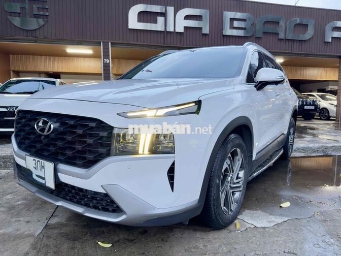Hyundai SantaFe Xăng Trắng Hà Nội