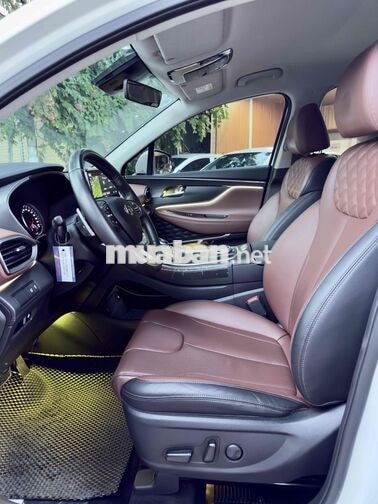 Hyundai SantaFe Xăng Trắng Hà Nội