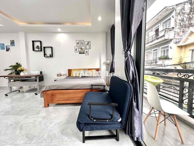 🔥 8 TRIỆU – STUDIO 45M² FULL NỘI THẤT + 2 GIƯỜNG, BAN CÔNG THOÁNG! 🌿