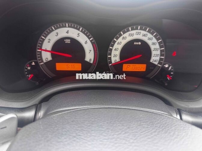 Toyota Corolla Altis 2011 2.0V Đen 138024 km