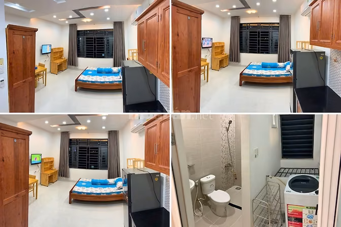 🔴CHÍNH CHỦ CHO THUÊ CĂN HỘ CAO CẤP MÁY GIẶT RIÊNG 40M2 FULL NT GÒ VẤP