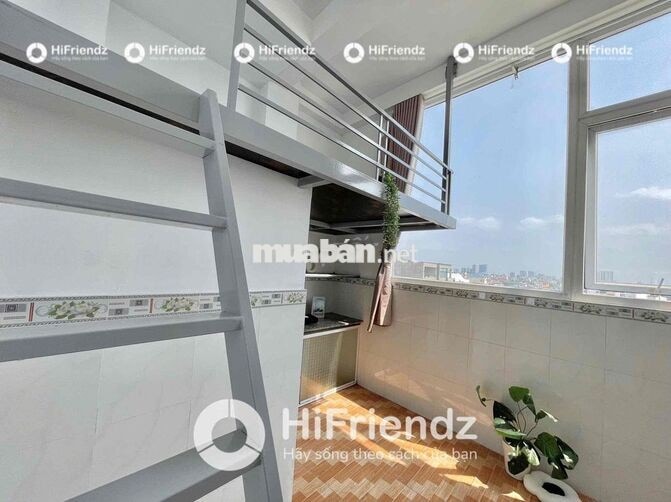 Cho Thuê Phòng Gác Cửa Sổ Trời Sẵn Máy Lạnh Tủ Lạnh Gần Ngã Tư Bốn Xã