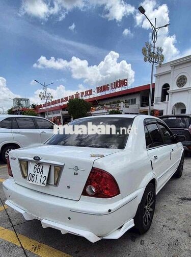 Ford Laser 2002 Số sàn 1.8L Trắng Xăng Bản đủ