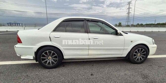 Ford Laser 2002 Số sàn 1.8L Trắng Xăng Bản đủ