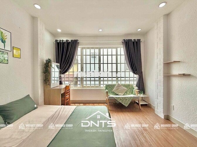 Phòng trọ 35m2 máy giặt riêng đầy đủ nội thất, gần chợ Tân Định