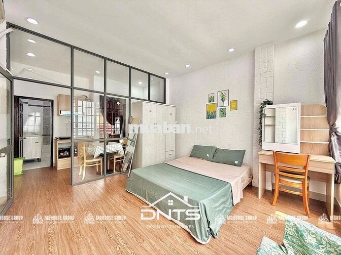 Phòng trọ 35m2 máy giặt riêng đầy đủ nội thất, gần chợ Tân Định