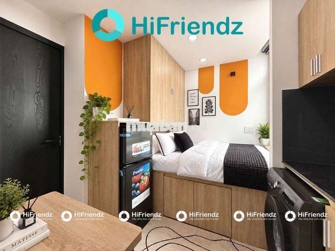 STUDIO FULL NỘI THẤT BAN CÔNG CỬA SỔ MÁY GIẶT RIÊNG THANG MÁY 
