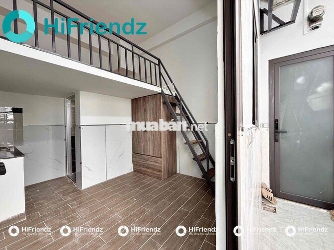 CHO THUÊ PHÒNG TRỌ GÁC TONE GỖ SIÊU THOÁNG | CÓ THANG MÁY - HẦM XE