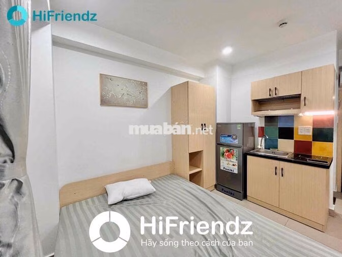 STUDIO CỬA SỔ FULL NỘI THẤT - HẦM XE THANG MÁY
