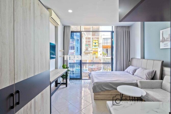 Căn hộ cho thuê bancol 35m2 full nội thất gần UFM RMIT TDTU NTT quận 7