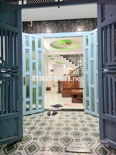 NHÀ GẦN CHỢ MINH PHÁT ( FULL NỘI THẤT ) TRỆT LẦU 2PN 3WC. ĐƯỜNG 7M