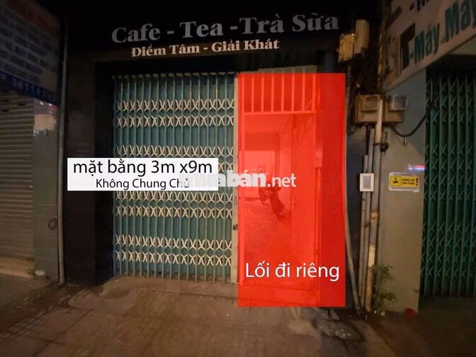 💥MẶT BẰNG KINH DOANH - LỐI ĐI RIÊNG VỈA HÈ 4M - NGAY MT HOÀNG VĂN THỤ
