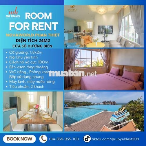 CHO THUÊ PHÒNG VILLA NOVAWORLD PHAN THIẾT