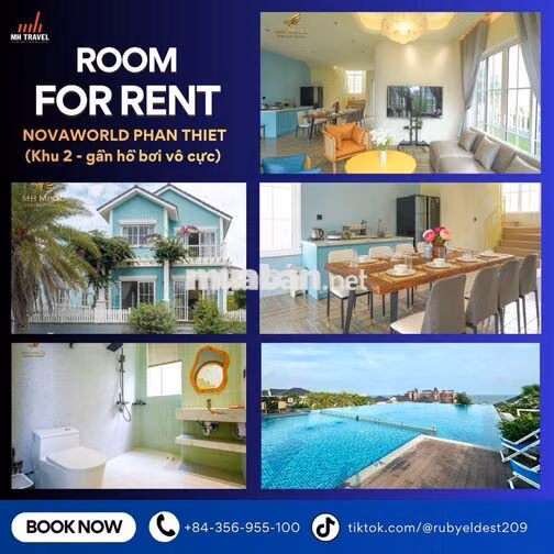 CHO THUÊ PHÒNG VILLA NOVAWORLD PHAN THIẾT
