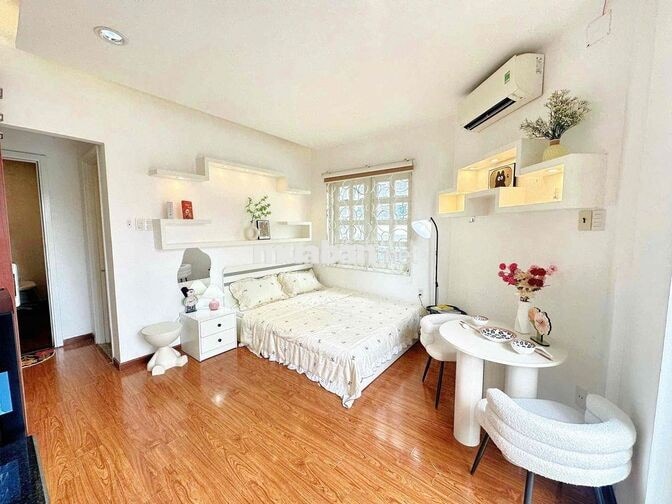 Phòng 1pn 1pk, ban công_diện tích 40m2_Hẻm 74 Trương Quốc Dung