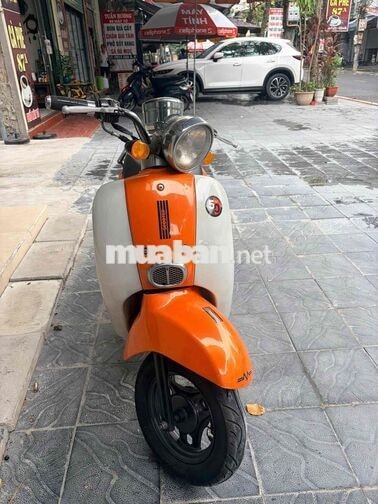 Xe máy điện crea 2021 Cam Trắng
