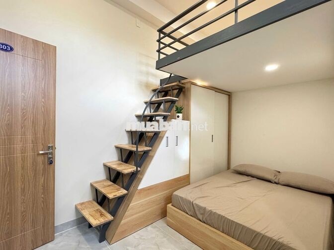Cho thuê căn hộ bancong - cửa sổ ngay GO Nguyễn Thị Thập