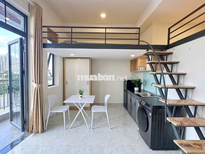 Cho thuê căn hộ bancong - cửa sổ ngay GO Nguyễn Thị Thập