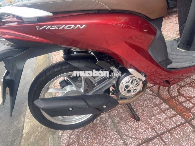 Honda Vision 2024 Cao Cấp màu Đỏ