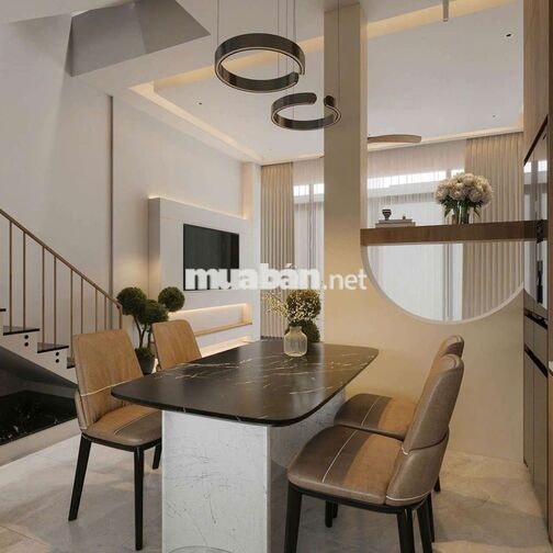 NHÀ 3 TẦNG MỚI ĐẸP HẺM 388 NVC