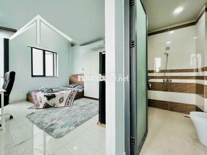 Căn hộ dịch vụ full nội thất máy giặt riêng Lê Văn Quới